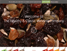 Tablet Screenshot of healthyandclassicvending.com